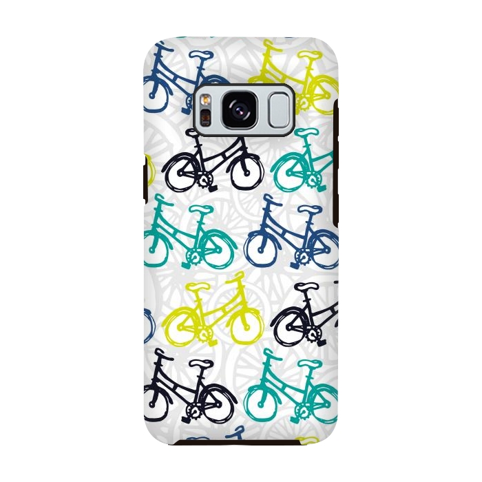 Galaxy S8 StrongFit Whimsical Wheelies by Shelley Schmidt
