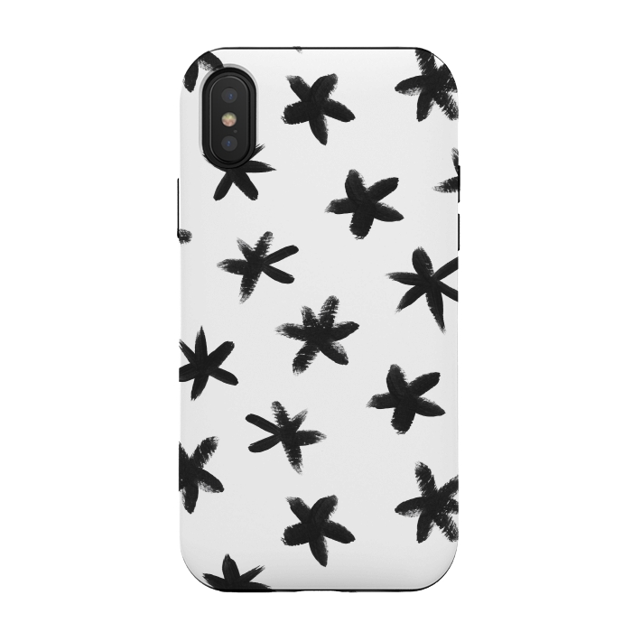 iPhone Xs / X StrongFit Starry Eyed Brushstroke by Shelley Schmidt