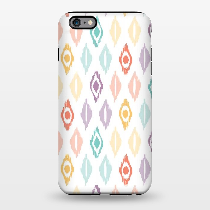 iPhone 6/6s plus StrongFit Cheerful Ikat by Shelley Schmidt