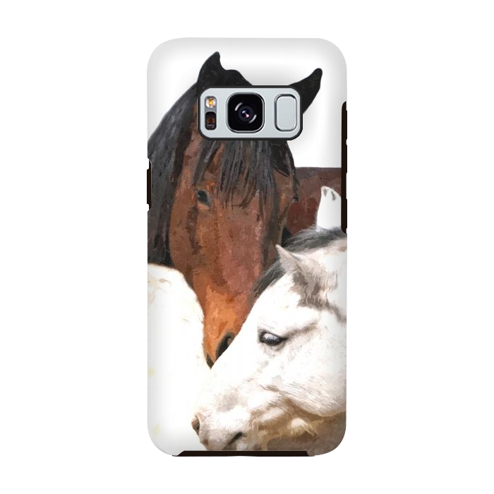 Galaxy S8 StrongFit Horses in Love by Alemi