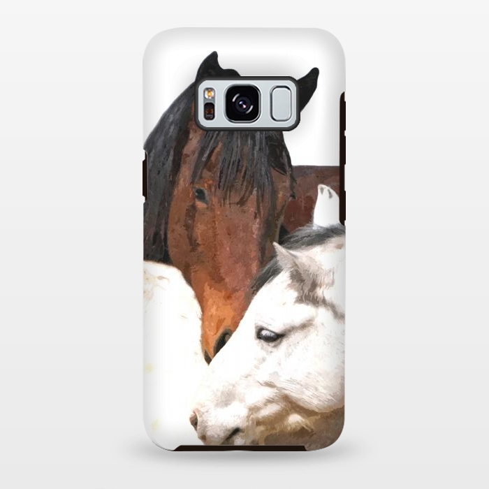 Galaxy S8 plus StrongFit Horses in Love by Alemi