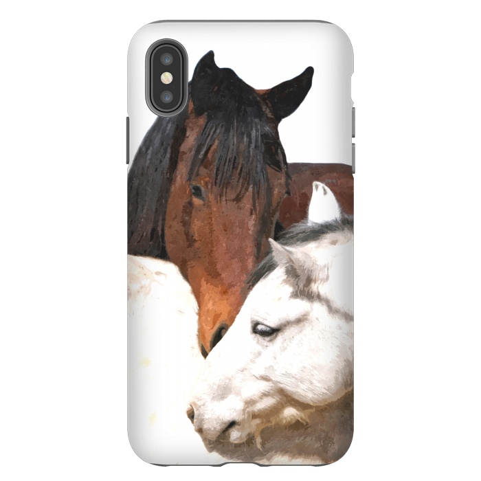 iPhone Xs Max StrongFit Horses in Love by Alemi