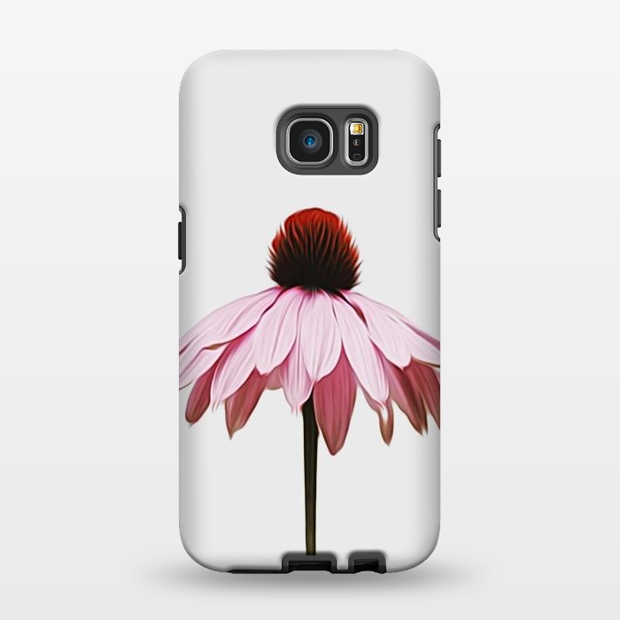 Galaxy S7 EDGE StrongFit Daisy Single Flower by Alemi