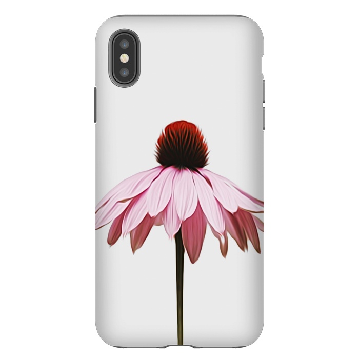 iPhone Xs Max StrongFit Daisy Single Flower by Alemi