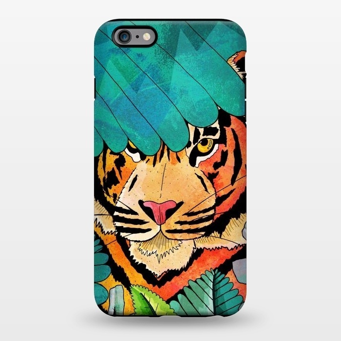 iPhone 6/6s plus StrongFit Jungle tiger hunter by Steve Wade (Swade)