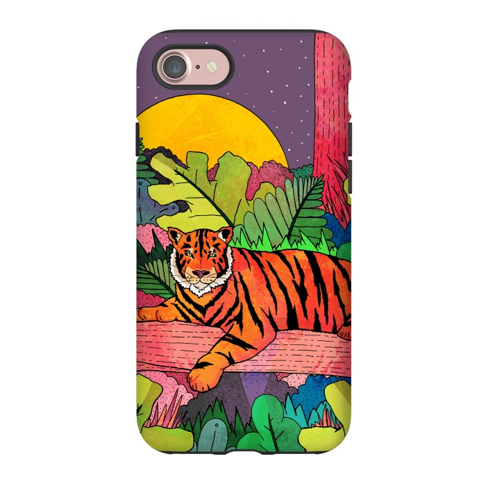 iPhone 7 StrongFit Spring Tiger by Steve Wade (Swade)
