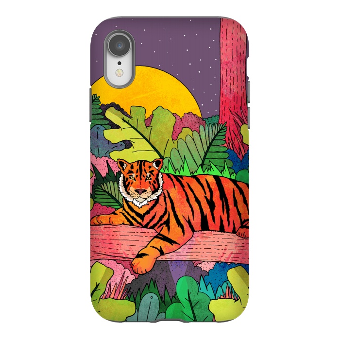 iPhone Xr StrongFit Spring Tiger by Steve Wade (Swade)