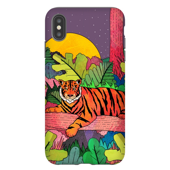 iPhone Xs Max StrongFit Spring Tiger by Steve Wade (Swade)