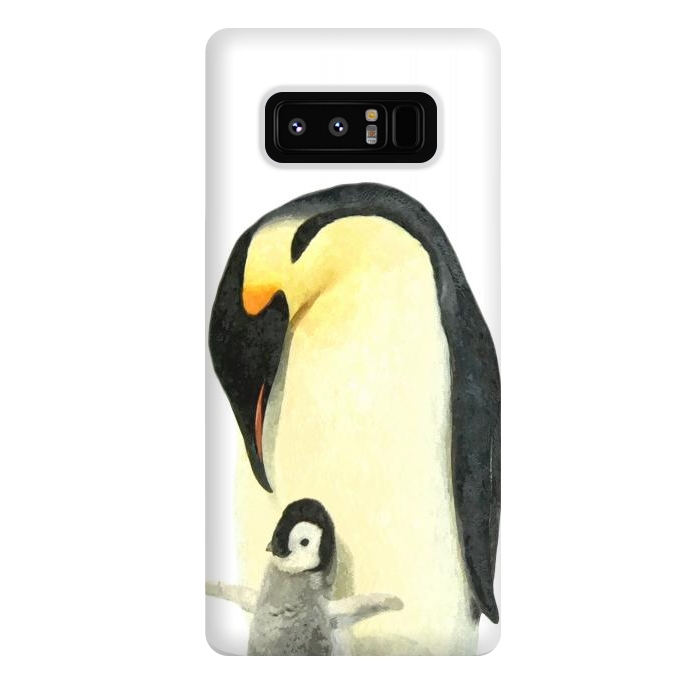 Galaxy Note 8 StrongFit Cute Penguins Portrait by Alemi