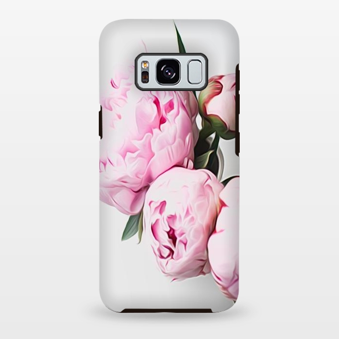 Galaxy S8 plus StrongFit Vase of Peonies by Alemi