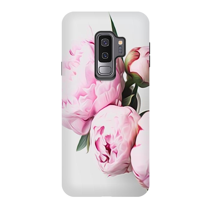Galaxy S9 plus StrongFit Vase of Peonies by Alemi