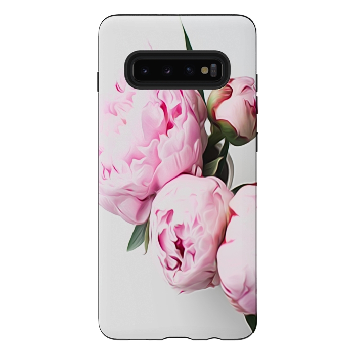 Galaxy S10 plus StrongFit Vase of Peonies by Alemi