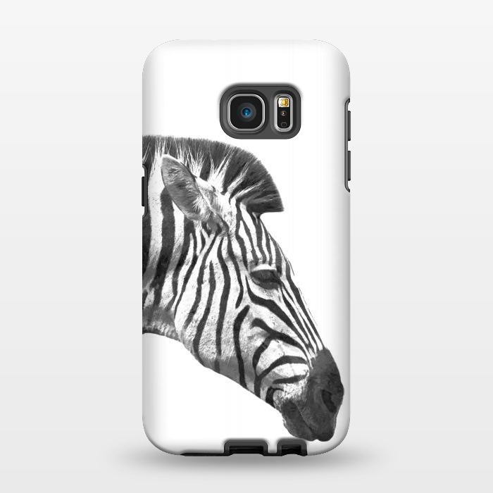 Galaxy S7 EDGE StrongFit Black and White Zebra Profile by Alemi