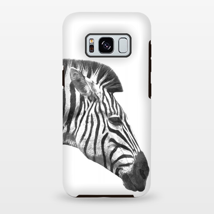 Galaxy S8 plus StrongFit Black and White Zebra Profile by Alemi