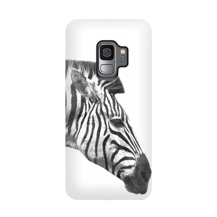 Galaxy S9 StrongFit Black and White Zebra Profile by Alemi
