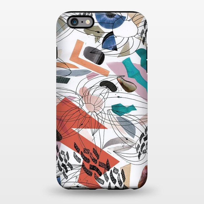 iPhone 6/6s plus StrongFit Abstract pop art collage doodles by Oana 