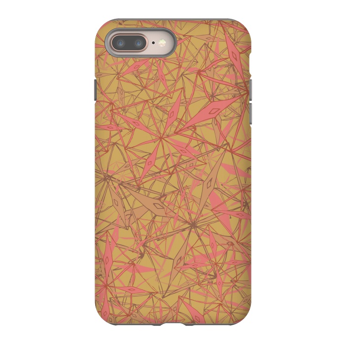 iPhone 7 plus StrongFit Summer Geometric by Lotti Brown