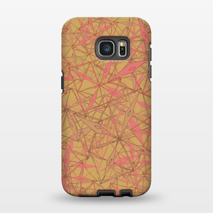 Galaxy S7 EDGE StrongFit Summer Geometric by Lotti Brown