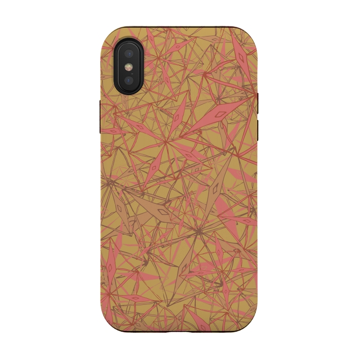 iPhone Xs / X StrongFit Summer Geometric by Lotti Brown