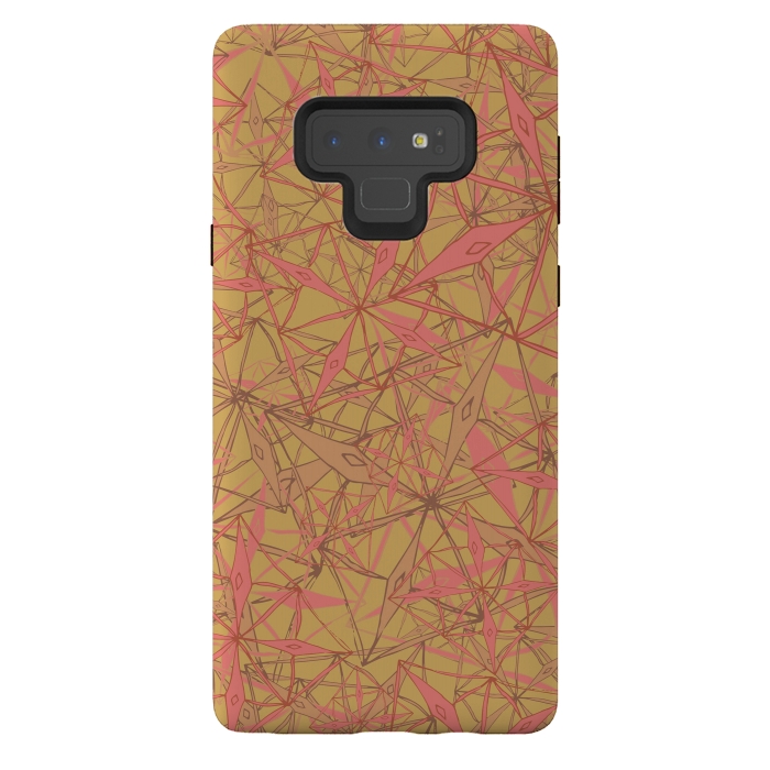 Galaxy Note 9 StrongFit Summer Geometric by Lotti Brown