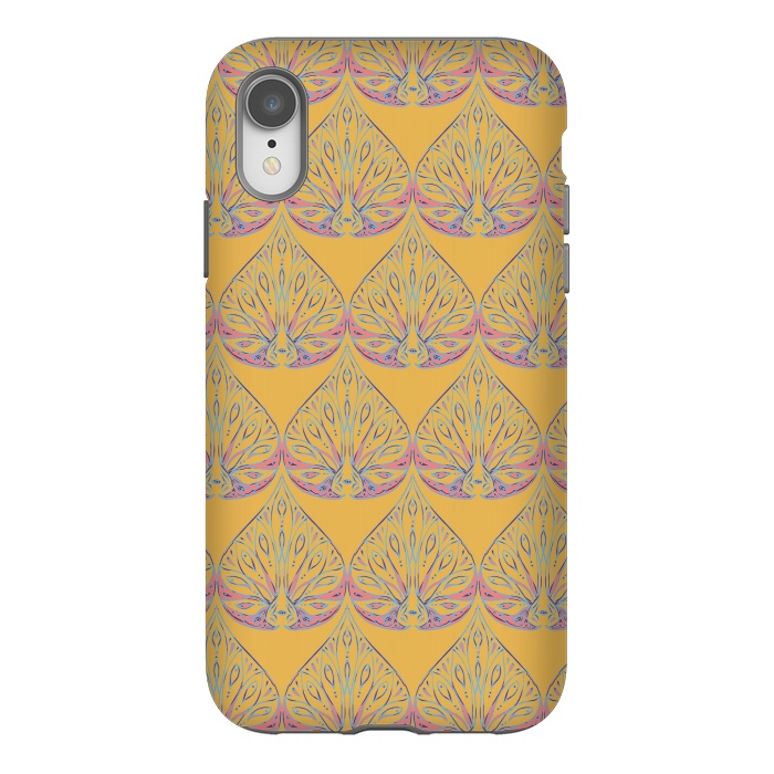 iPhone Xr StrongFit Art Deco - Yellow by Lotti Brown