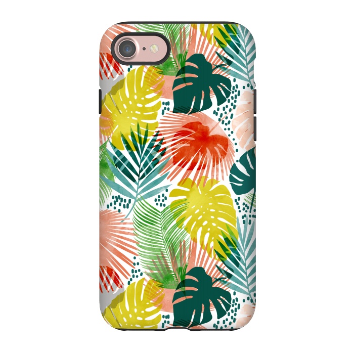 iPhone 7 StrongFit Tropical Garden by Uma Prabhakar Gokhale