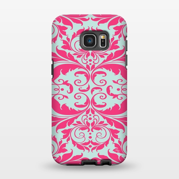 Galaxy S7 EDGE StrongFit Pink Baroque by Martina