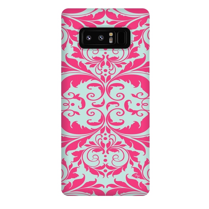 Galaxy Note 8 StrongFit Pink Baroque by Martina