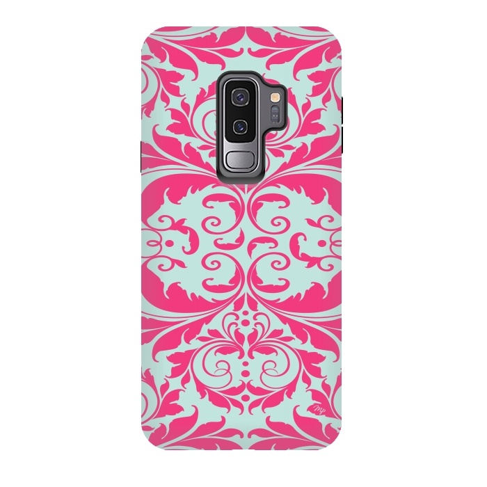 Galaxy S9 plus StrongFit Pink Baroque by Martina