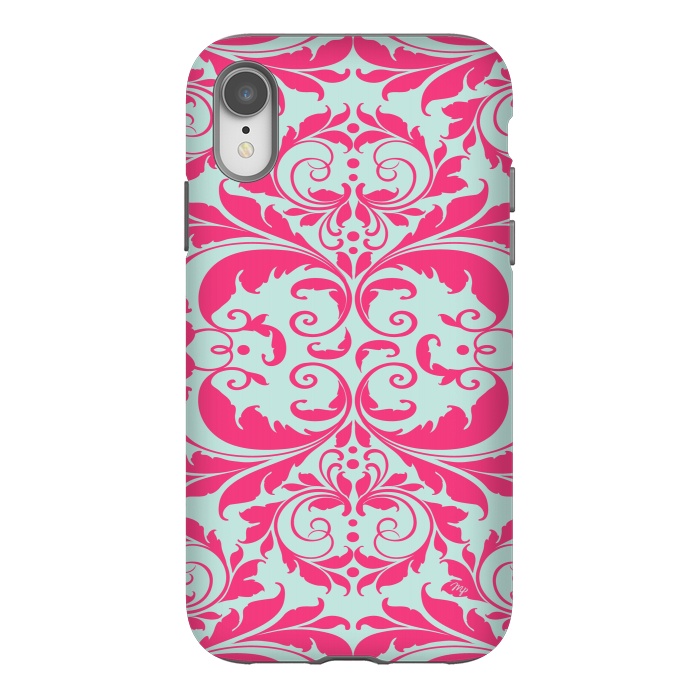 iPhone Xr StrongFit Pink Baroque by Martina
