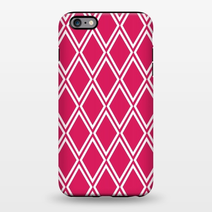 iPhone 6/6s plus StrongFit Pink Diamonds Pattern by Martina