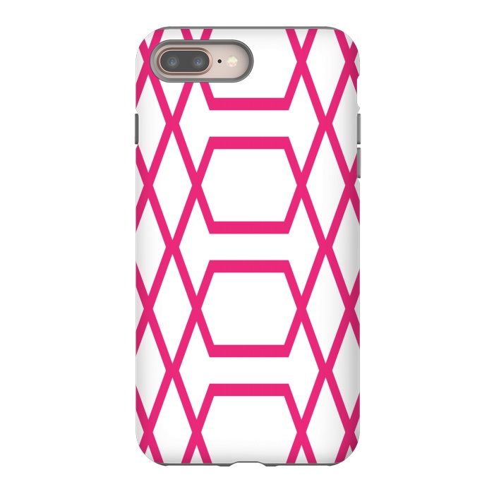 iPhone 7 plus StrongFit Pink Graphic by Martina