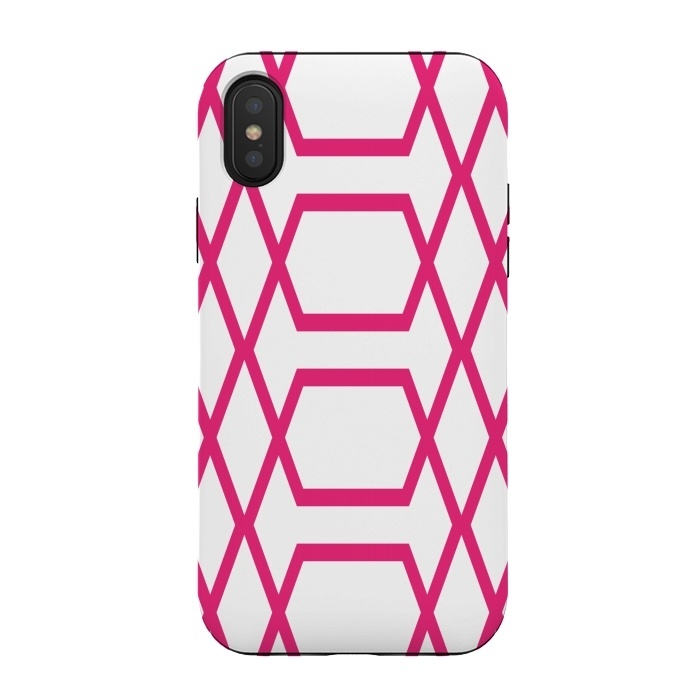 iPhone Xs / X StrongFit Pink Graphic by Martina