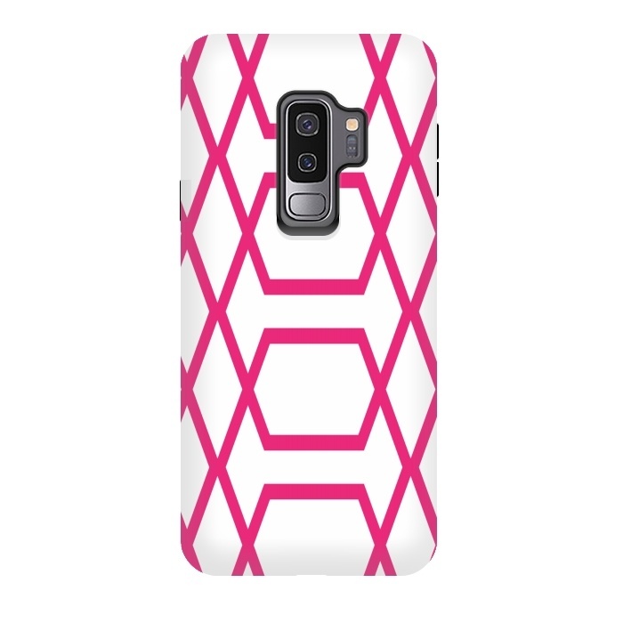 Galaxy S9 plus StrongFit Pink Graphic by Martina