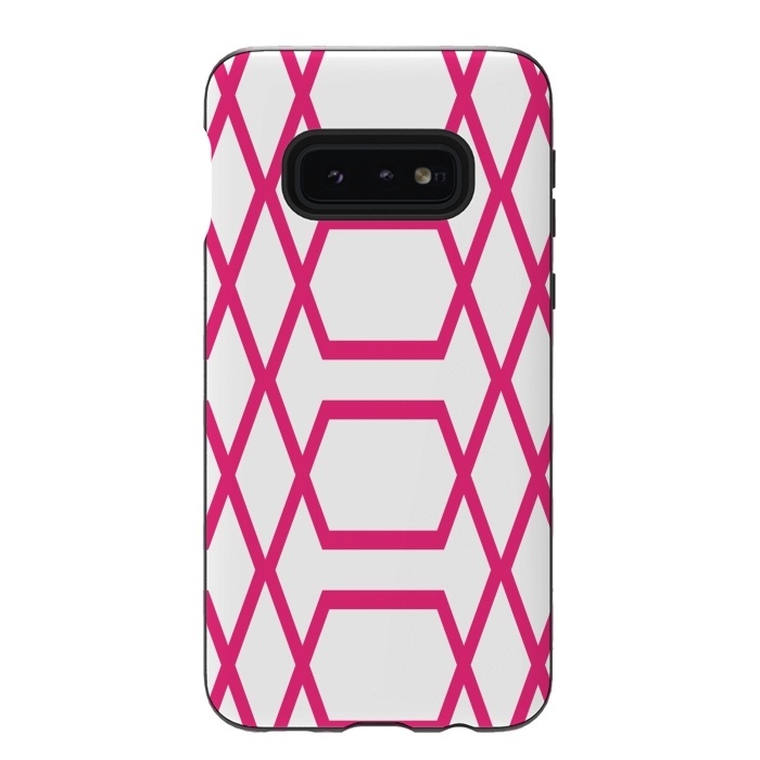 Galaxy S10e StrongFit Pink Graphic by Martina