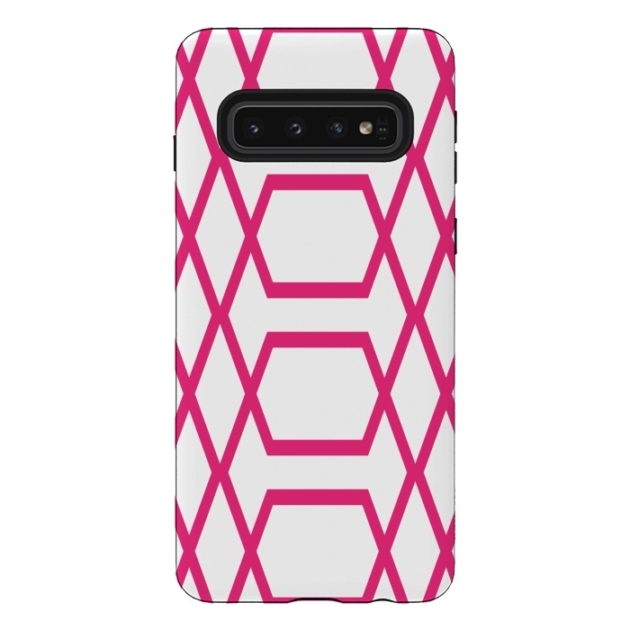 Galaxy S10 StrongFit Pink Graphic by Martina