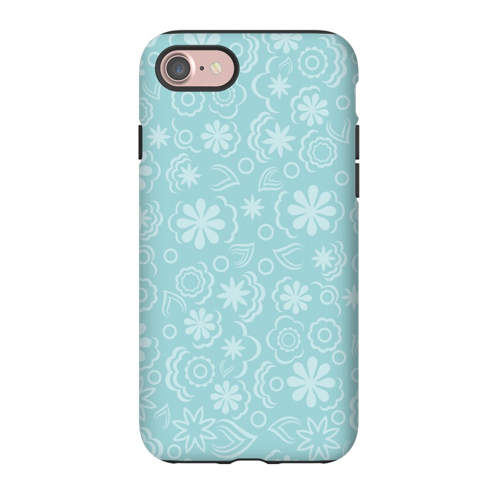 iPhone 7 StrongFit Blue Lace by Martina