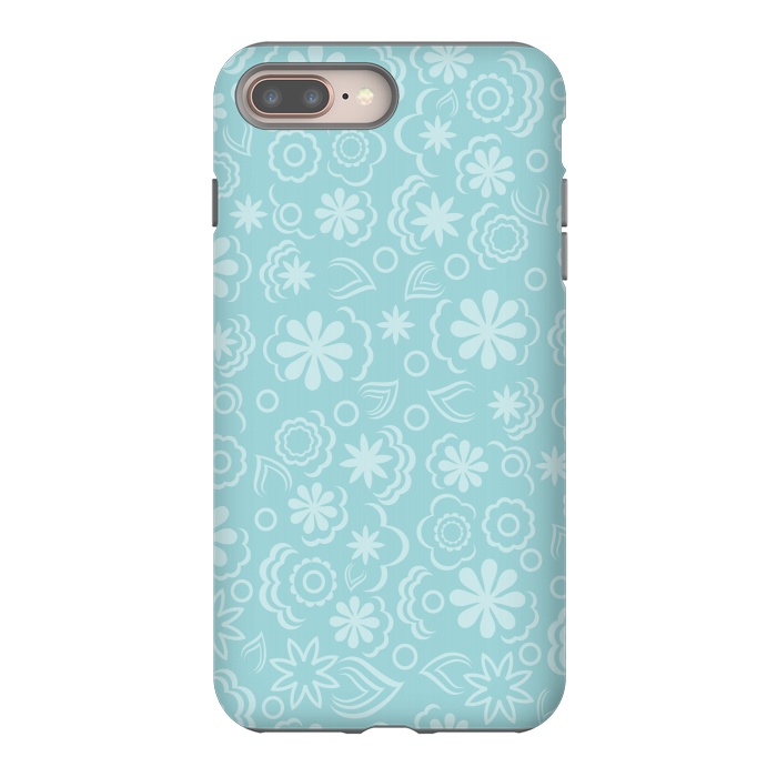 iPhone 7 plus StrongFit Blue Lace by Martina