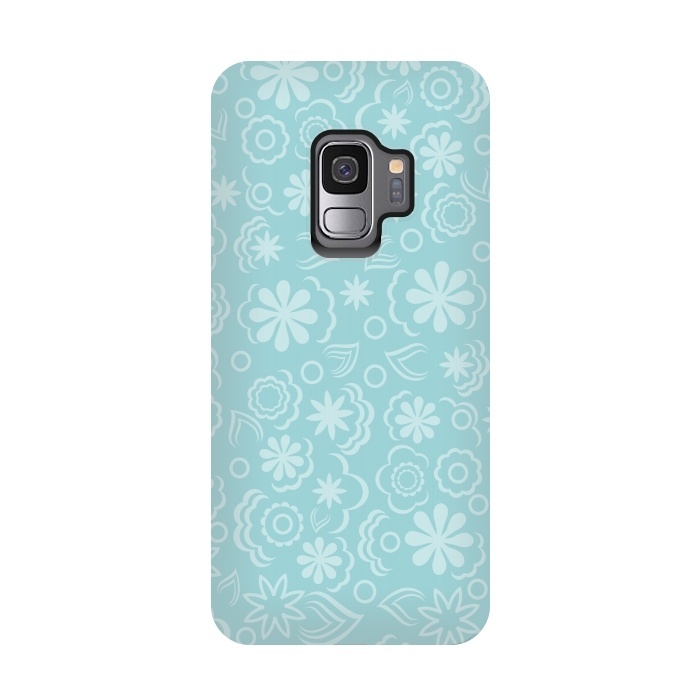 Galaxy S9 StrongFit Blue Lace by Martina