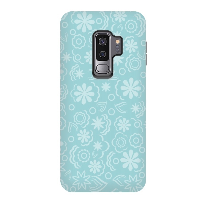 Galaxy S9 plus StrongFit Blue Lace by Martina