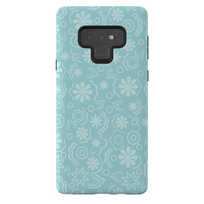 Galaxy Note 9 StrongFit Blue Lace by Martina