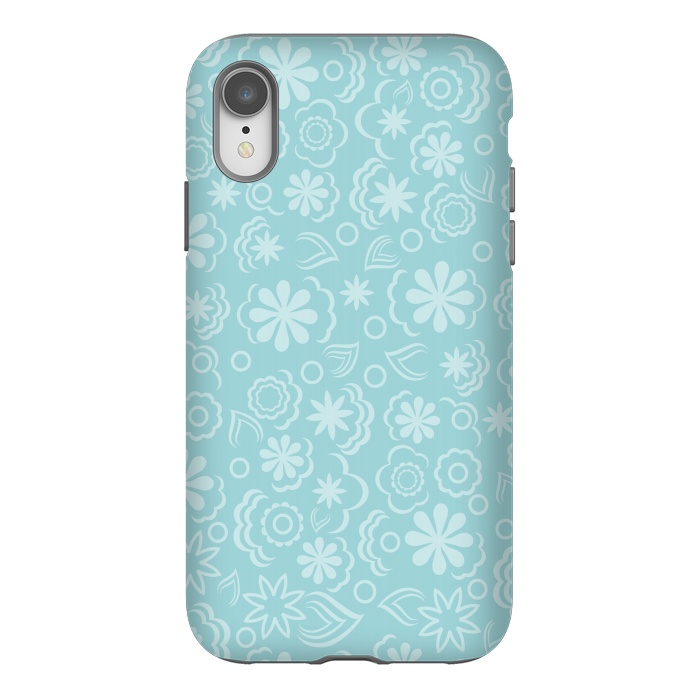 iPhone Xr StrongFit Blue Lace by Martina