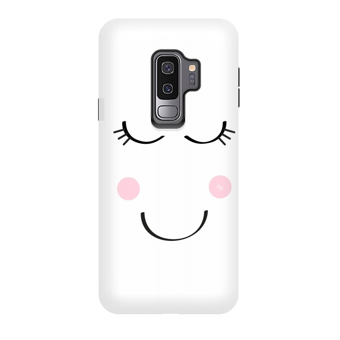 Galaxy S9 plus StrongFit Cute smile by Martina