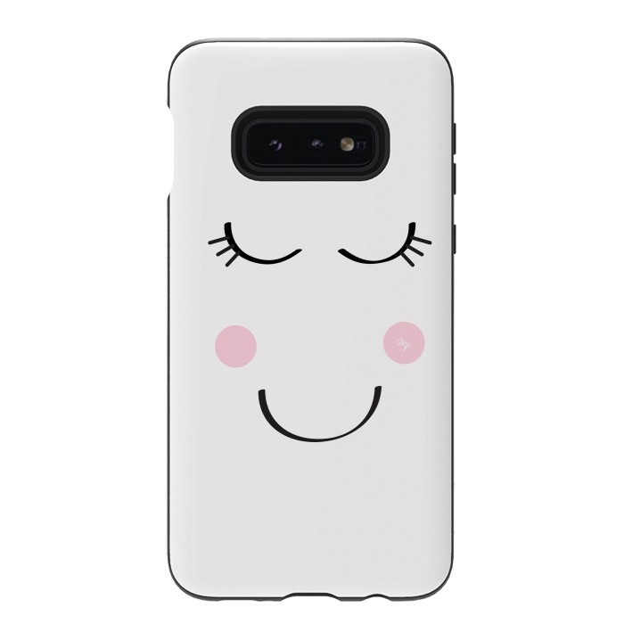 Galaxy S10e StrongFit Cute smile by Martina