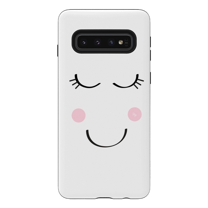 Galaxy S10 StrongFit Cute smile by Martina