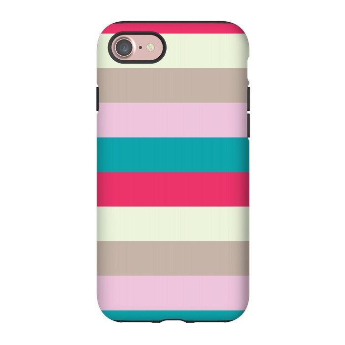 iPhone 7 StrongFit Bold feminine stripes by Martina