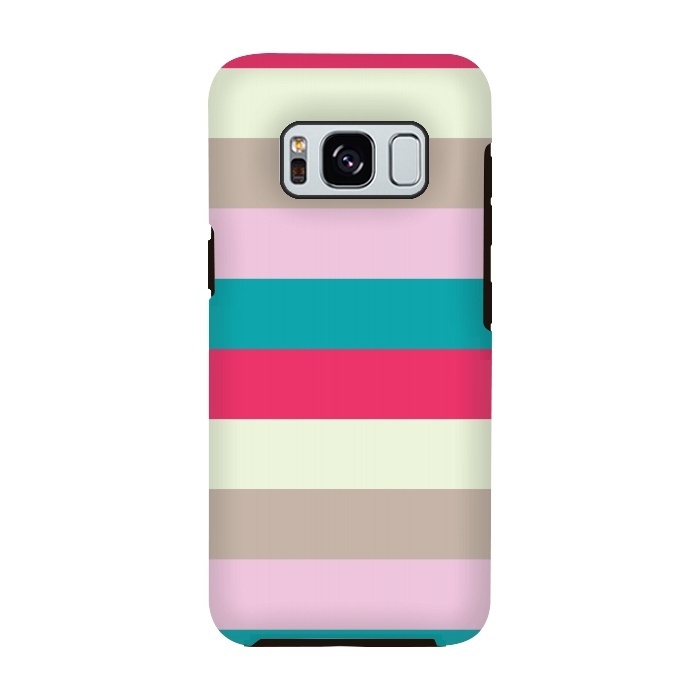 Galaxy S8 StrongFit Bold feminine stripes by Martina