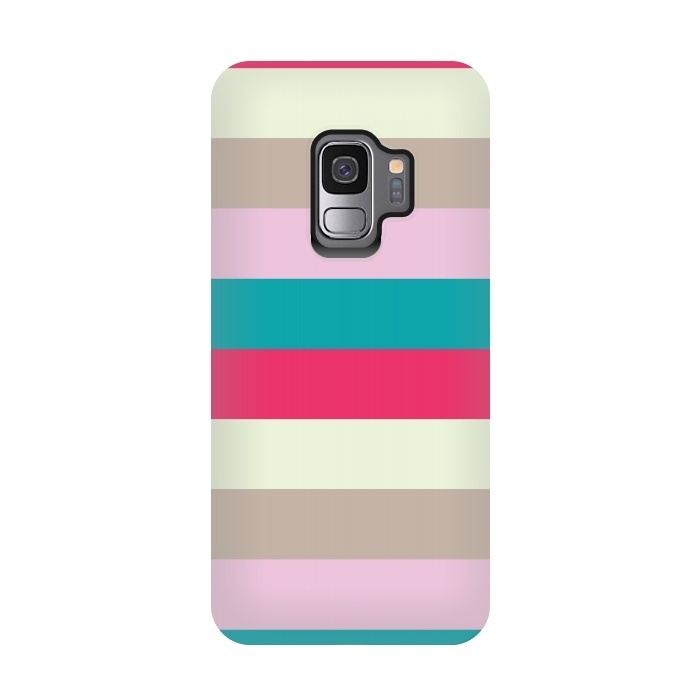 Galaxy S9 StrongFit Bold feminine stripes by Martina