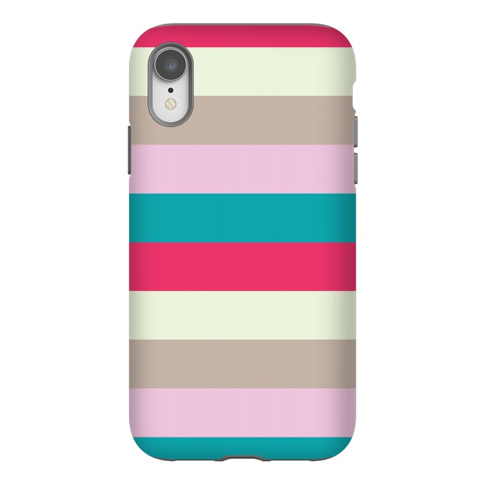 iPhone Xr StrongFit Bold feminine stripes by Martina
