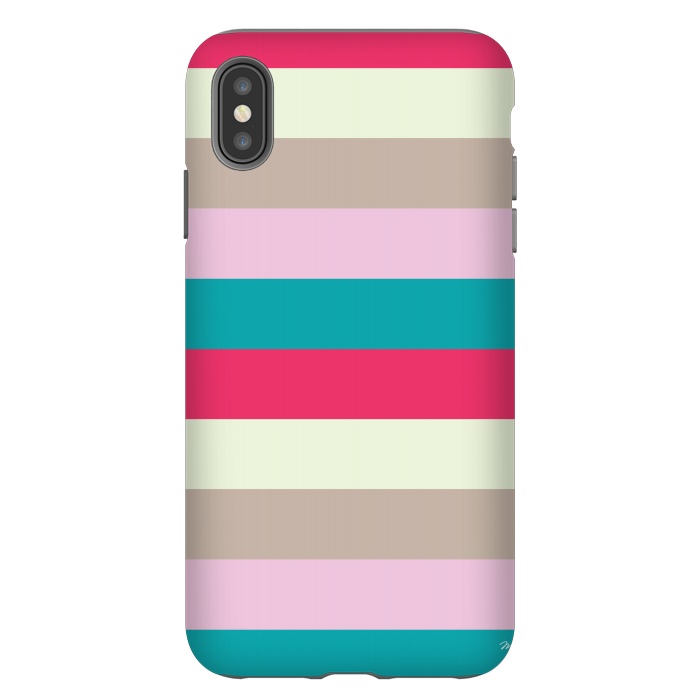 iPhone Xs Max StrongFit Bold feminine stripes by Martina